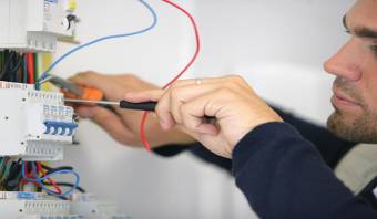 west bay shore electrician checking electrical wiring
